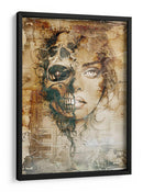 Ilustración divertida del dibujo de una calavera n.° 25 - Rafal Kulik | Cuadro decorativo de Canvas Lab