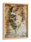 Ilustración divertida del dibujo de una calavera n.° 25 - Rafal Kulik | Cuadro decorativo de Canvas Lab