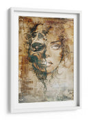 Ilustración divertida del dibujo de una calavera n.° 25 - Rafal Kulik | Cuadro decorativo de Canvas Lab