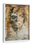 Ilustración divertida del dibujo de una calavera n.° 25 - Rafal Kulik | Cuadro decorativo de Canvas Lab