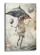 Ilustración divertida del dibujo de una calavera n.° 22 - Rafal Kulik | Cuadro decorativo de Canvas Lab