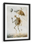 Ilustración divertida del dibujo de una calavera n.° 21 - Rafal Kulik | Cuadro decorativo de Canvas Lab