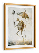 Ilustración divertida del dibujo de una calavera n.° 21 - Rafal Kulik | Cuadro decorativo de Canvas Lab