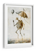 Ilustración divertida del dibujo de una calavera n.° 21 - Rafal Kulik | Cuadro decorativo de Canvas Lab