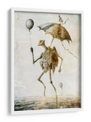 Ilustración divertida del dibujo de una calavera n.° 21 - Rafal Kulik | Cuadro decorativo de Canvas Lab