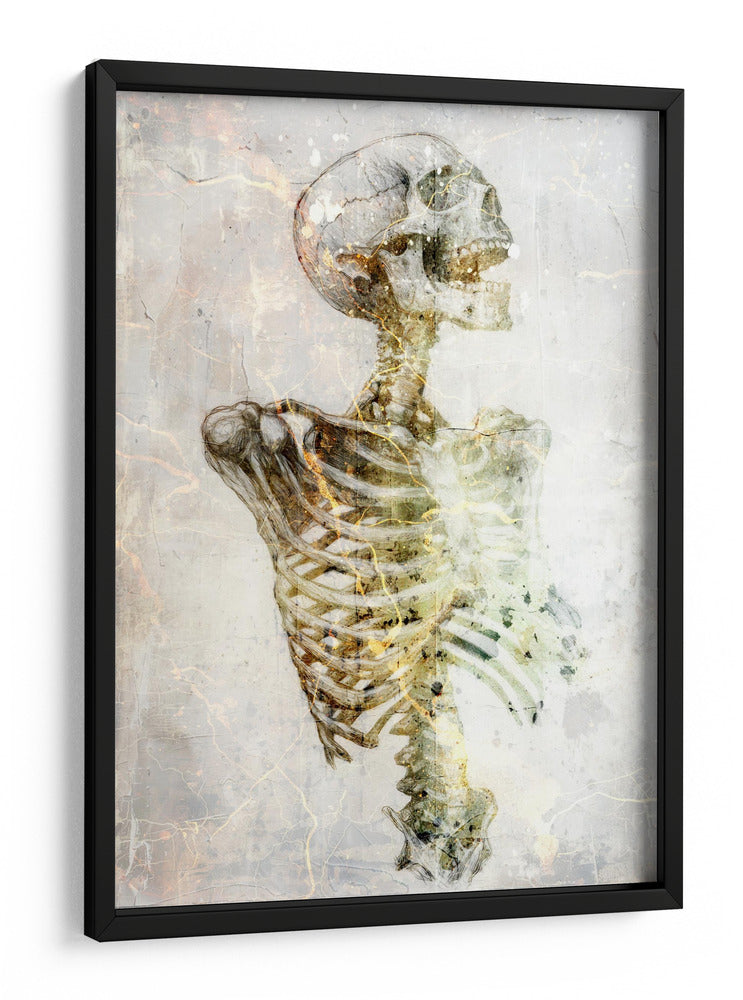 Ilustración divertida del dibujo de una calavera 20 - Rafal Kulik | Cuadro decorativo de Canvas Lab