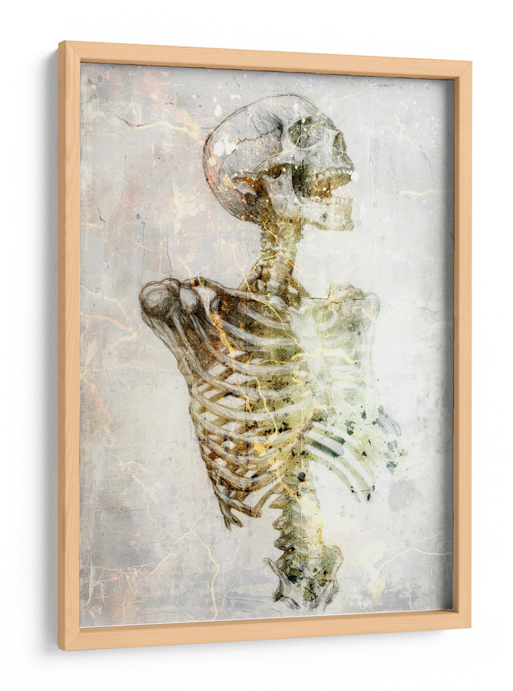 Ilustración divertida del dibujo de una calavera 20 - Rafal Kulik | Cuadro decorativo de Canvas Lab