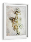 Ilustración divertida del dibujo de una calavera 20 - Rafal Kulik | Cuadro decorativo de Canvas Lab