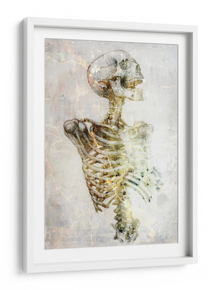 Ilustración divertida del dibujo de una calavera 20 - Rafal Kulik | Cuadro decorativo de Canvas Lab