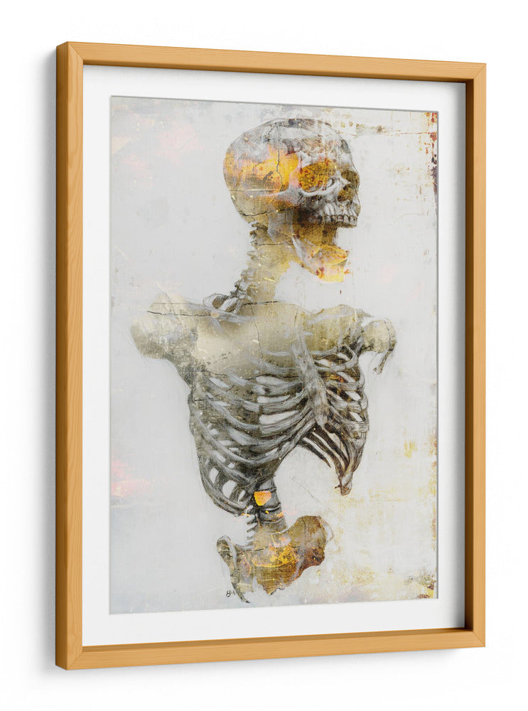 Ilustración de dibujo de calavera divertida 18 - Rafal Kulik | Cuadro decorativo de Canvas Lab