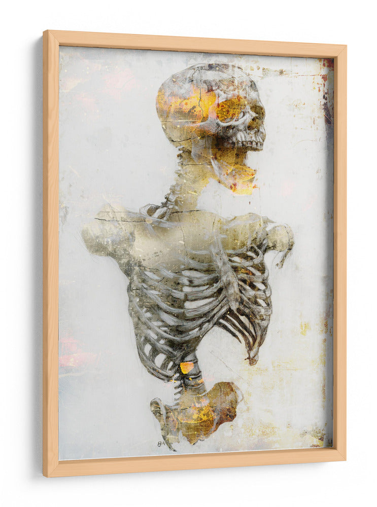 Ilustración de dibujo de calavera divertida 18 - Rafal Kulik | Cuadro decorativo de Canvas Lab