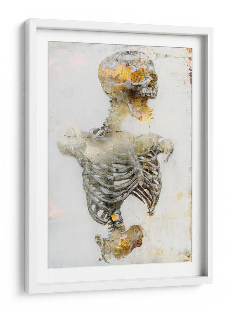 Ilustración de dibujo de calavera divertida 18 - Rafal Kulik | Cuadro decorativo de Canvas Lab