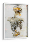 Ilustración de dibujo de calavera divertida 18 - Rafal Kulik | Cuadro decorativo de Canvas Lab