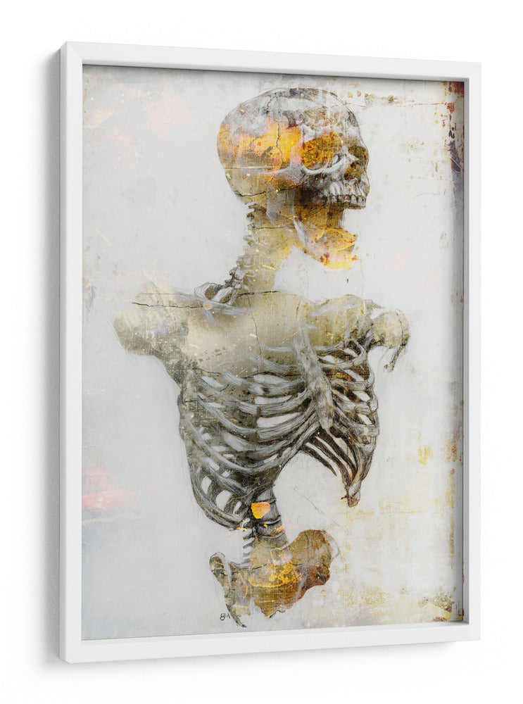 Ilustración de dibujo de calavera divertida 18 - Rafal Kulik | Cuadro decorativo de Canvas Lab