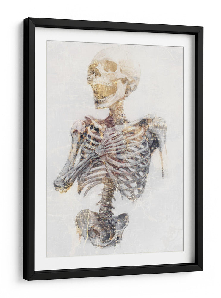 Ilustración de un dibujo divertido de una calavera 19 - Rafal Kulik | Cuadro decorativo de Canvas Lab