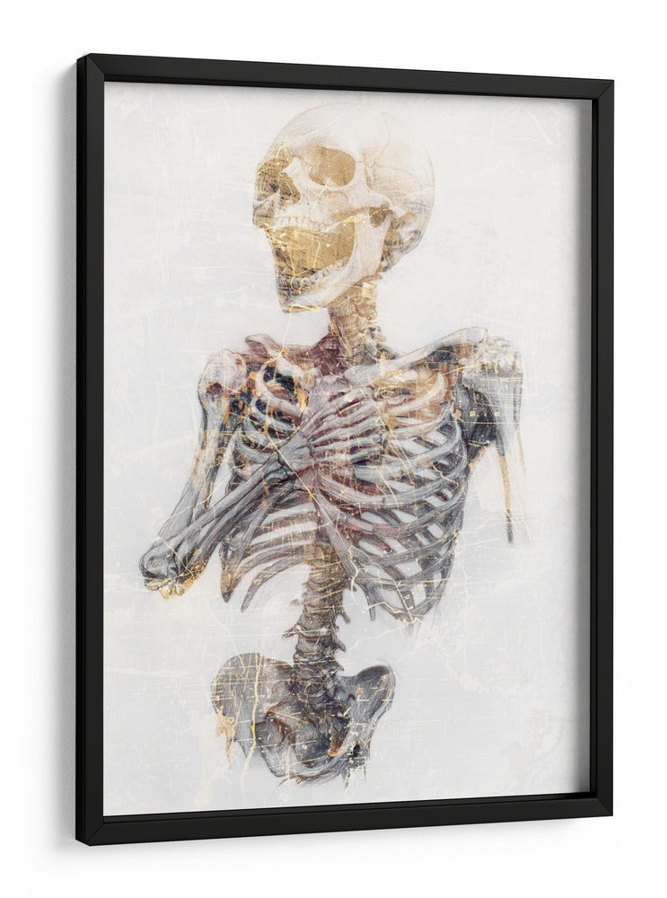 Ilustración de un dibujo divertido de una calavera 19 - Rafal Kulik | Cuadro decorativo de Canvas Lab