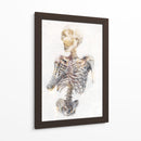 Ilustración de un dibujo divertido de una calavera 19 - Rafal Kulik | Cuadro decorativo de Canvas Lab