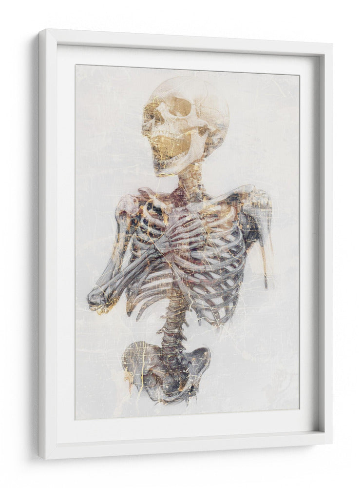 Ilustración de un dibujo divertido de una calavera 19 - Rafal Kulik | Cuadro decorativo de Canvas Lab