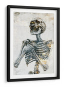 Ilustración de dibujo de calavera divertida 17 - Rafal Kulik | Cuadro decorativo de Canvas Lab