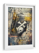 Ilustración de dibujo de calavera divertida 16 - Rafal Kulik | Cuadro decorativo de Canvas Lab