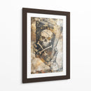 Ilustración de dibujo de calavera divertida 15 - Rafal Kulik | Cuadro decorativo de Canvas Lab