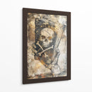 Ilustración de dibujo de calavera divertida 15 - Rafal Kulik | Cuadro decorativo de Canvas Lab