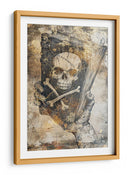 Ilustración de dibujo de calavera divertida 15 - Rafal Kulik | Cuadro decorativo de Canvas Lab