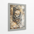 Ilustración de dibujo de calavera divertida 15 - Rafal Kulik | Cuadro decorativo de Canvas Lab