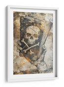 Ilustración de dibujo de calavera divertida 15 - Rafal Kulik | Cuadro decorativo de Canvas Lab