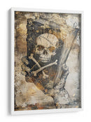 Ilustración de dibujo de calavera divertida 15 - Rafal Kulik | Cuadro decorativo de Canvas Lab