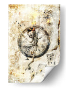 Ilustración de dibujo de calavera divertida 12 - Rafal Kulik | Cuadro decorativo de Canvas Lab