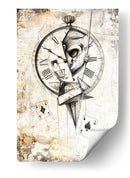 Ilustración de dibujo de calavera divertida 10 - Rafal Kulik | Cuadro decorativo de Canvas Lab