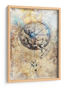 Ilustración de dibujo de calavera divertida 09 - Rafal Kulik | Cuadro decorativo de Canvas Lab