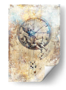 Ilustración de dibujo de calavera divertida 09 - Rafal Kulik | Cuadro decorativo de Canvas Lab