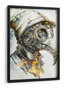 Ilustración de dibujo de calavera divertida 08 - Rafal Kulik | Cuadro decorativo de Canvas Lab