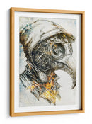 Ilustración de dibujo de calavera divertida 08 - Rafal Kulik | Cuadro decorativo de Canvas Lab