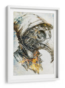 Ilustración de dibujo de calavera divertida 08 - Rafal Kulik | Cuadro decorativo de Canvas Lab