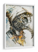 Ilustración de dibujo de calavera divertida 08 - Rafal Kulik | Cuadro decorativo de Canvas Lab