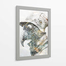 Ilustración de dibujo de calavera divertida 05 - Rafal Kulik | Cuadro decorativo de Canvas Lab