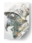 Ilustración de dibujo de calavera divertida 05 - Rafal Kulik | Cuadro decorativo de Canvas Lab