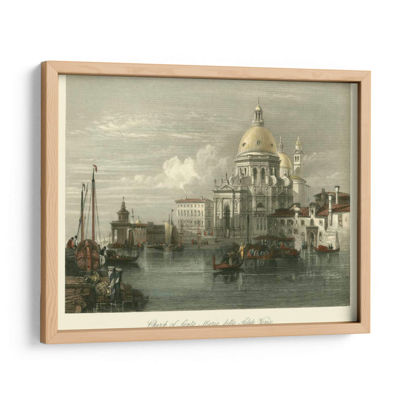 Iglesia De Santa Maria Della Salute - W.L. Leitch | Cuadro decorativo de Canvas Lab