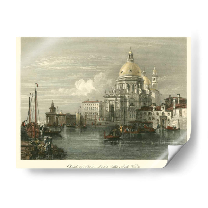 Iglesia De Santa Maria Della Salute - W.L. Leitch | Cuadro decorativo de Canvas Lab