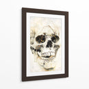Ilustración de dibujo de calavera divertida 04 - Rafal Kulik | Cuadro decorativo de Canvas Lab