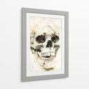 Ilustración de dibujo de calavera divertida 04 - Rafal Kulik | Cuadro decorativo de Canvas Lab