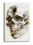Ilustración de dibujo de calavera divertida 03 - Rafal Kulik | Cuadro decorativo de Canvas Lab