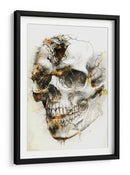 Ilustración de dibujo de calavera divertida 03 - Rafal Kulik | Cuadro decorativo de Canvas Lab