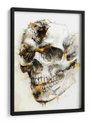 Ilustración de dibujo de calavera divertida 03 - Rafal Kulik | Cuadro decorativo de Canvas Lab