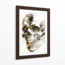 Ilustración de dibujo de calavera divertida 03 - Rafal Kulik | Cuadro decorativo de Canvas Lab