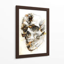 Ilustración de dibujo de calavera divertida 03 - Rafal Kulik | Cuadro decorativo de Canvas Lab