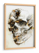Ilustración de dibujo de calavera divertida 03 - Rafal Kulik | Cuadro decorativo de Canvas Lab